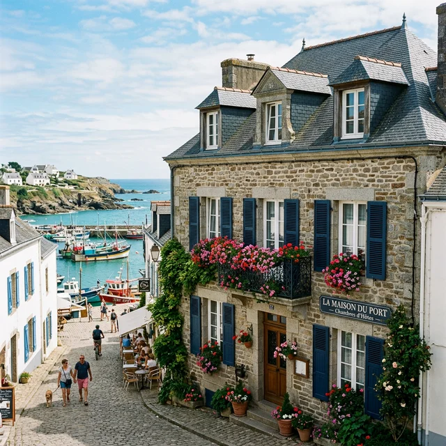 Façade extérieure Appartement Atienza — village breton